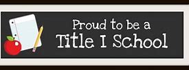 Proud to be a Title I school